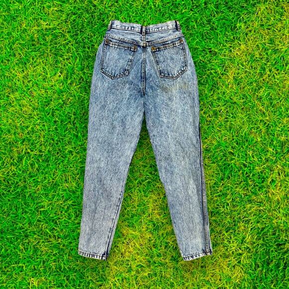 Vintage 80’s Rio By Stephen Mardon Acid Wash High Rise Tapered Mom Jeans 9 - Picture 3 of 7